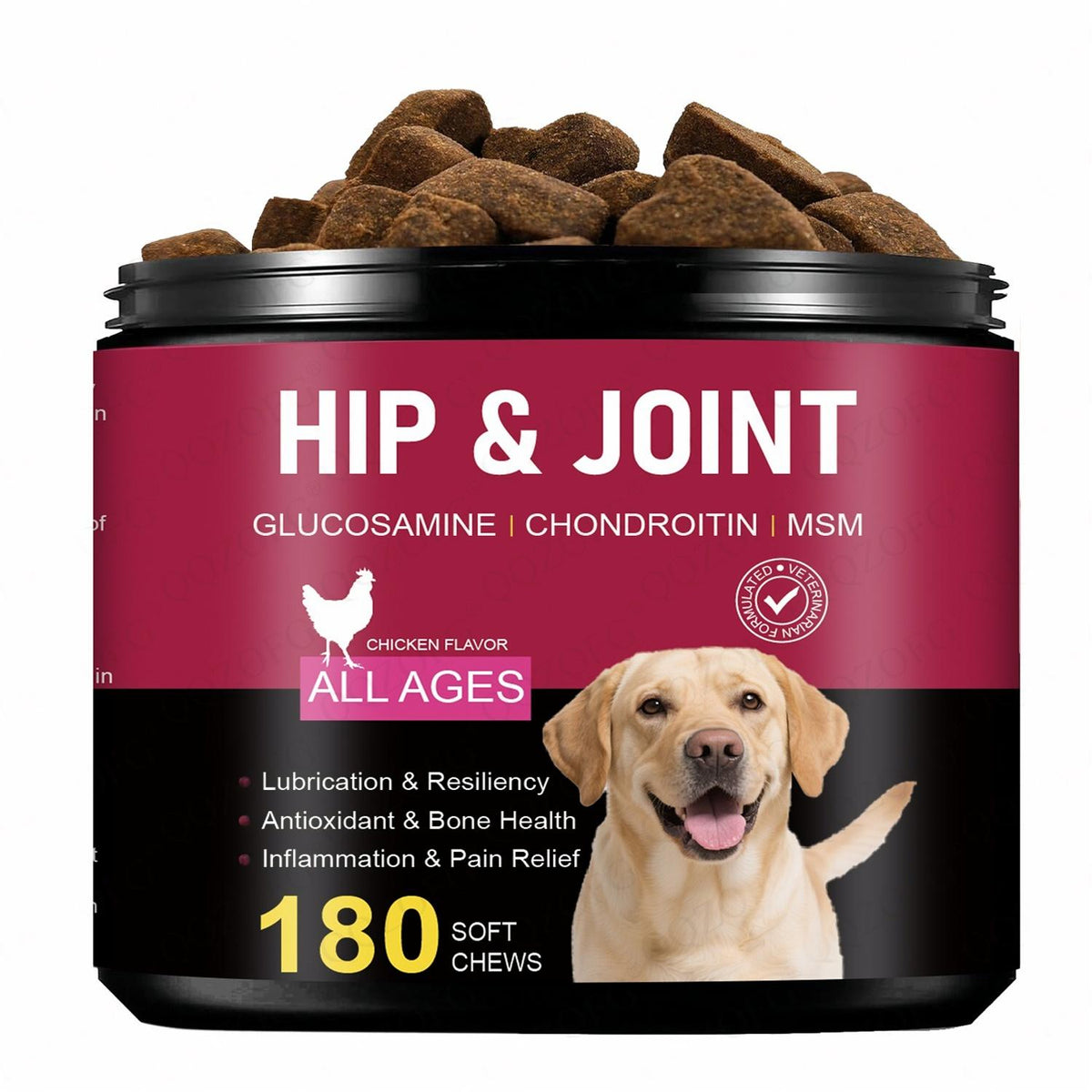 Dog Joint Support Chewing Tablets - 180 Pills