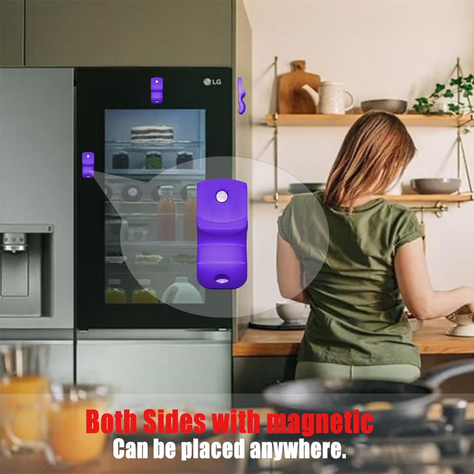 Mason Jar Opener Tool with Magnetic Lid Lifter - Purple