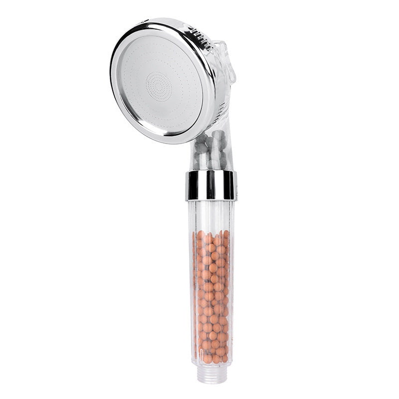 Three-Speed Anion Supercharged Shower Head Nozzle - Adjustable Bathroom Faucet
