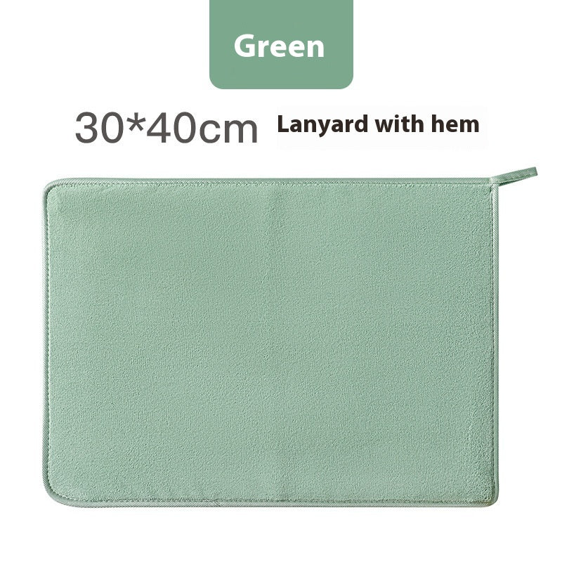Multifunctional Thickened Absorbent Household Cleaning Cloth - Double Layer, 20x30cm