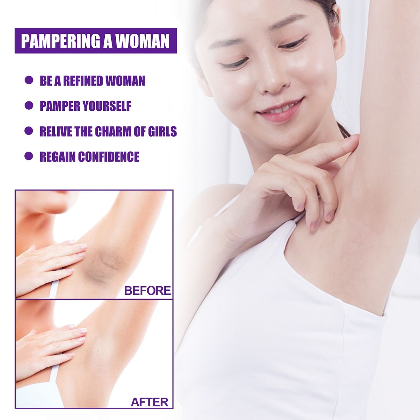 Intimate Area Brightening Cream - Melanin Removal for Lips and Skin