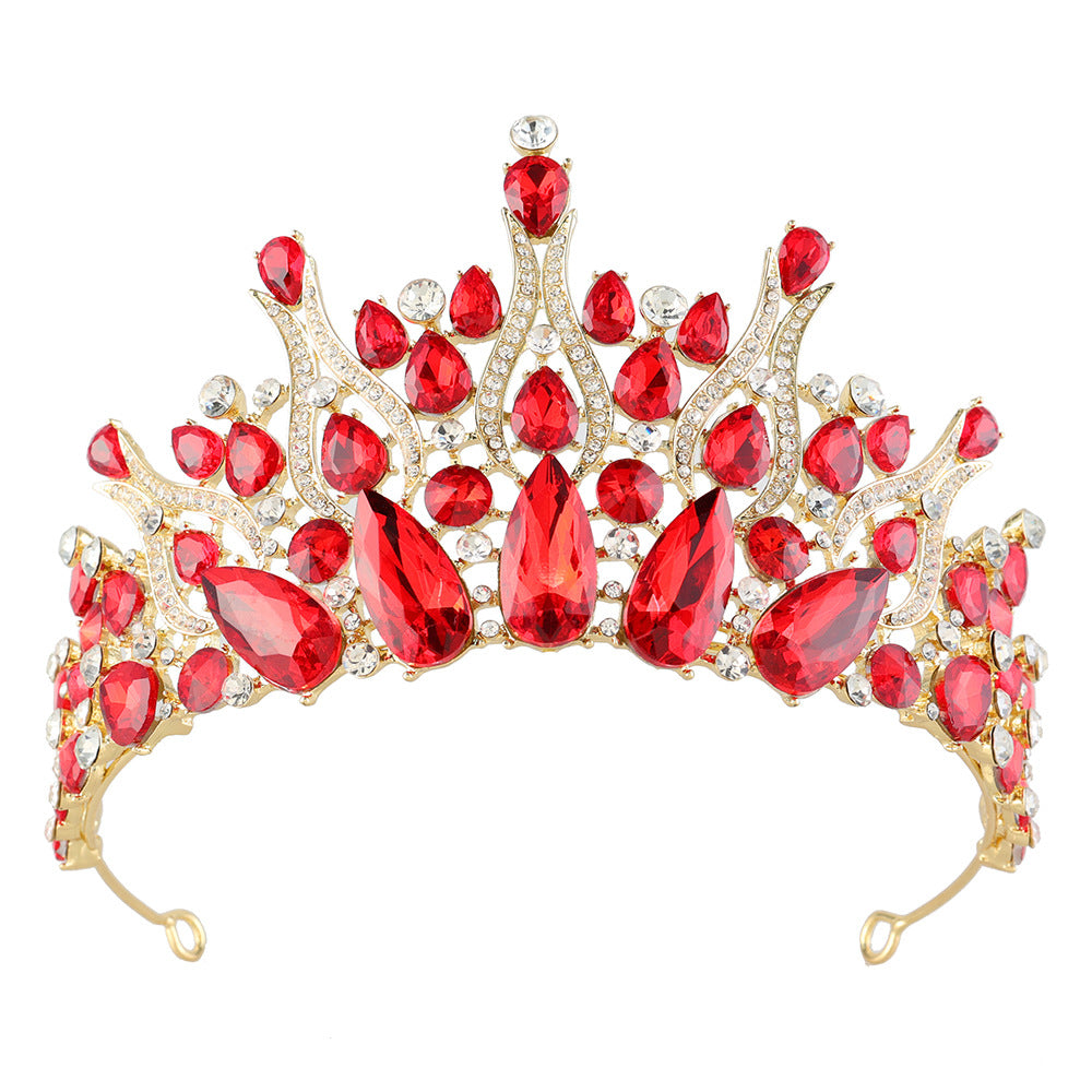 Baroque Alloy Crown Bridal Wedding Headpiece