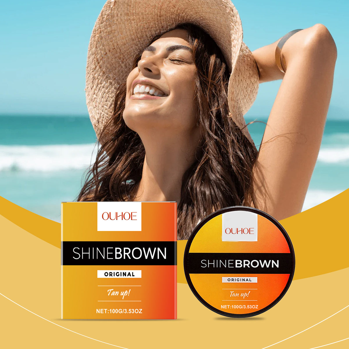 Facial Tanning Cream - 100g Skin Care for Sunless Tanning