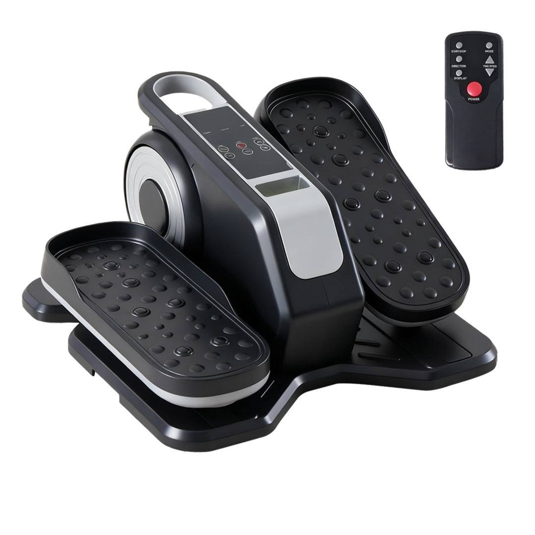 Under-Desk Elliptical Mini Pedal Exerciser with Adjustable Speed and LED Display