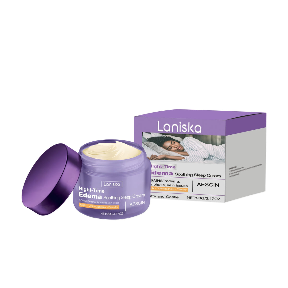 Evening Repair Cream - 90g Hydrating Skin Care for Face & Body