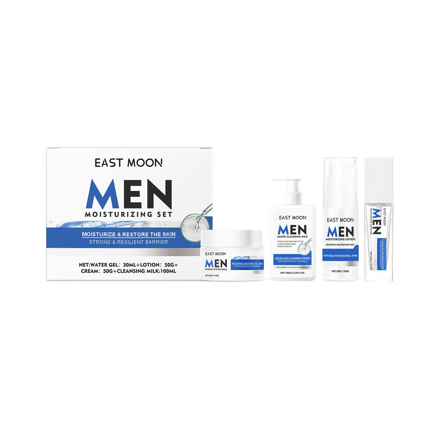 Men's Moisturizing Body Care Set - Soothing & Hydrating Skin Products