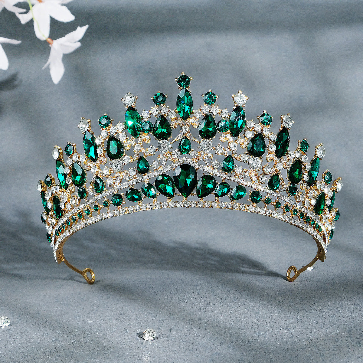 Elegant Rhinestone Bridal Crown Headwear for Weddings and Special Occasions