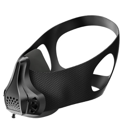 Sports Training Headgear with Oxygen Control - Black