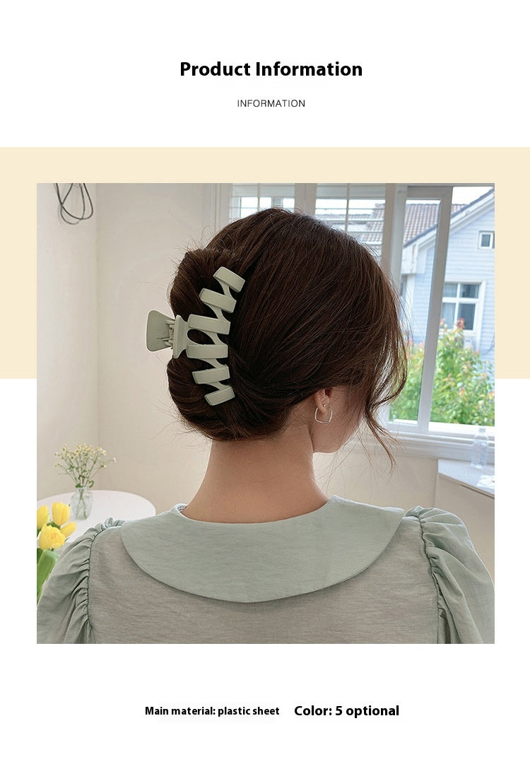 Women's Large Frosted Hair Clip