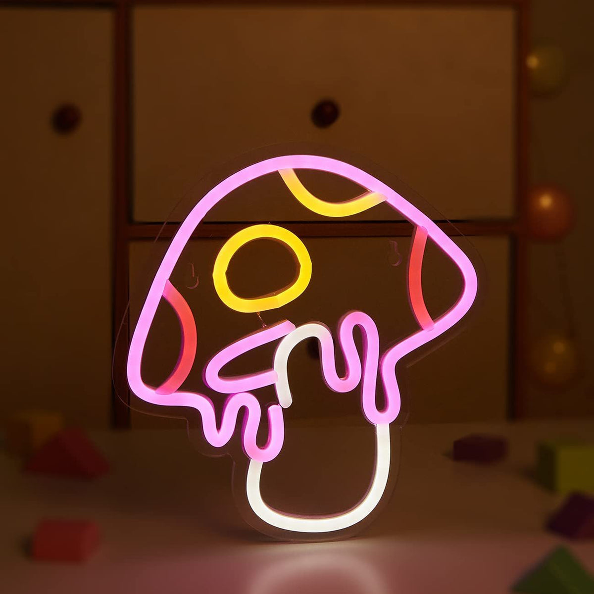 Mushroom Shape Room Decoration Lamp - Indoor Creative Night Light