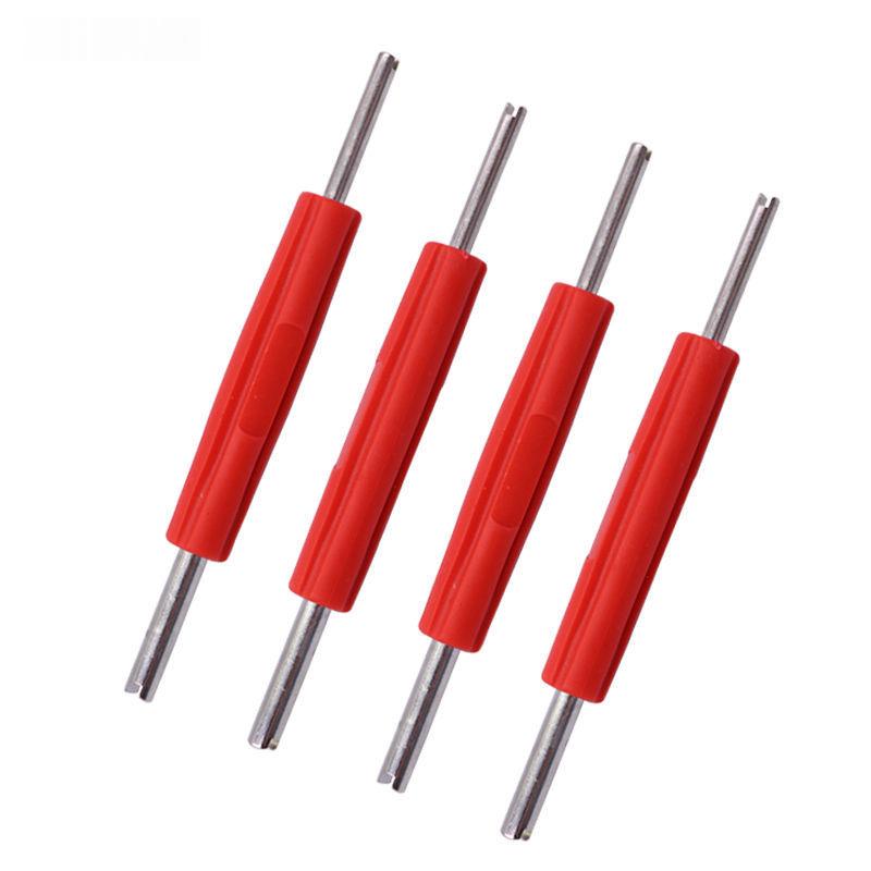 Automotive Valve Core Wrench Double-Ended Keychain Tool Set