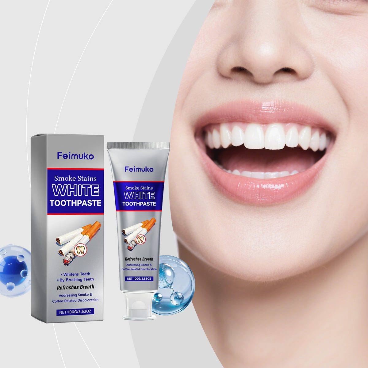Whitening Stain Removal Toothpaste - 100g