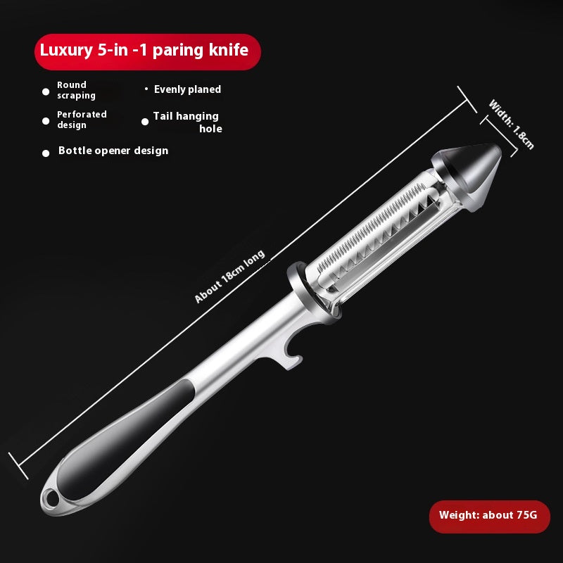 Multi-Functional Double-Sided Peeler - Zinc Alloy Kitchen Tool