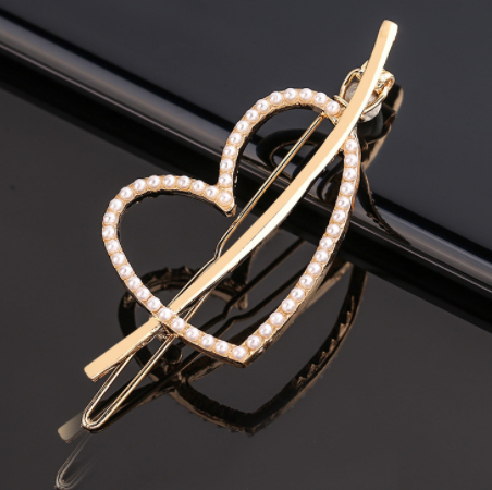 Women's Geometric Frog Buckle Hair Clip Crown Style Hairpin