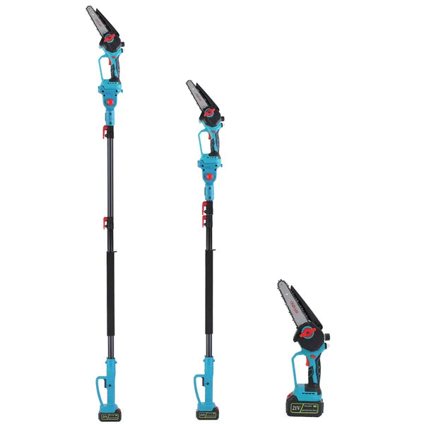 Cordless 2-in-1 Pole Saw & Chainsaw with Extension, Brushless Motor, 21V Battery