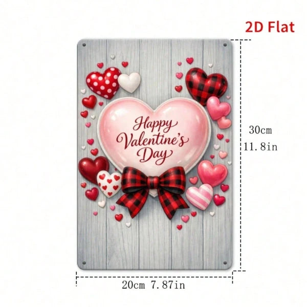 Metal Tin Wall Decoration - 20 cm x 20 cm