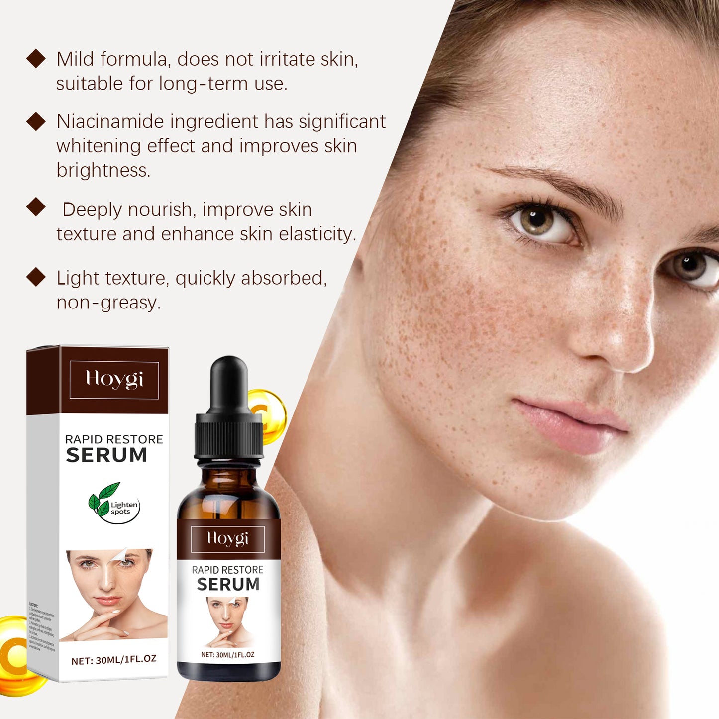 Facial Skin Repair Essence with Vitamin C, Niacinamide & Retinol - 30ml