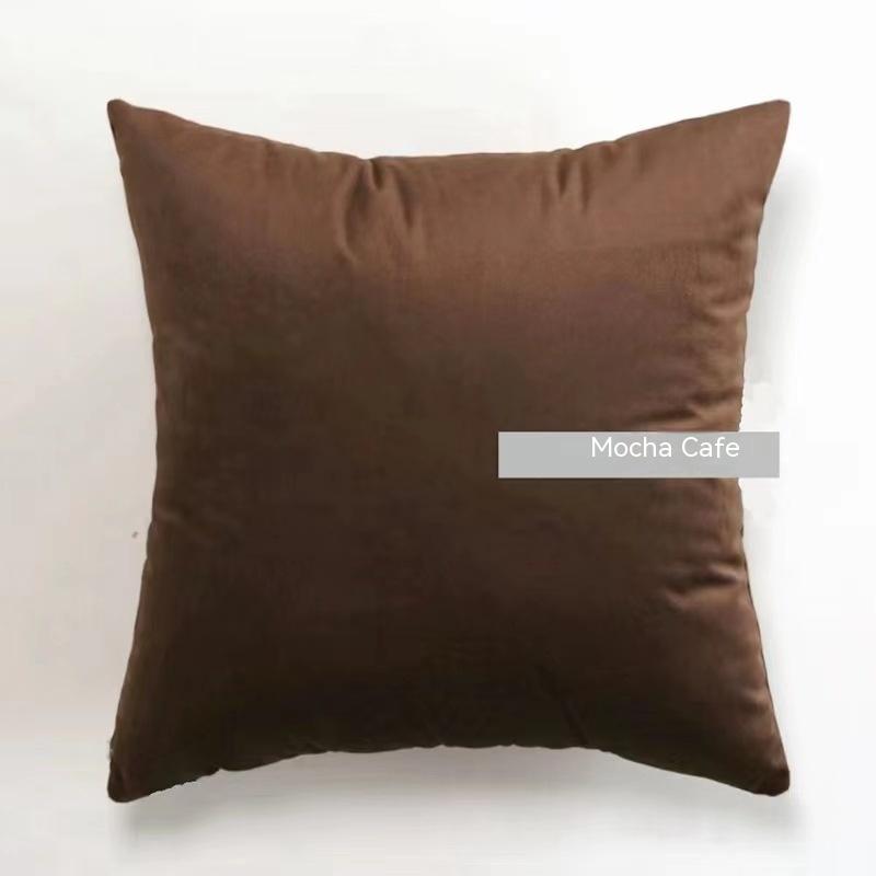 Cotton Linen Cushion Cover - Modern Geometric Design, 45x45cm, Multiple Colors