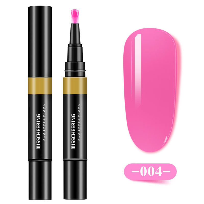 One-Step Nail Polish Gel Pen - No Primer, Long-Lasting