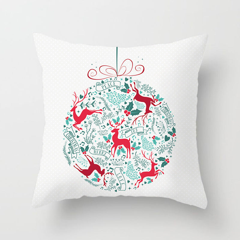 Christmas Pillow Cover - Modern Minimalist Sofa Cushion Case 45x45cm