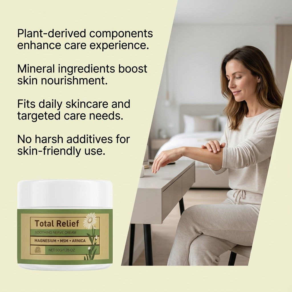 Soothing Nerve Cream with Arnica, Magnesium, and Shea Butter