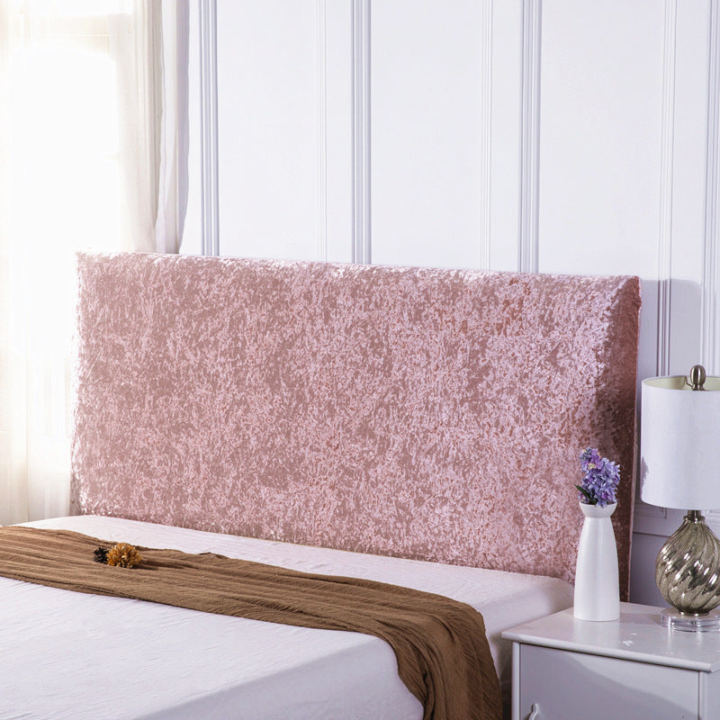 Dustproof Velvet Bed Head Cover - All Sizes & Colors Available