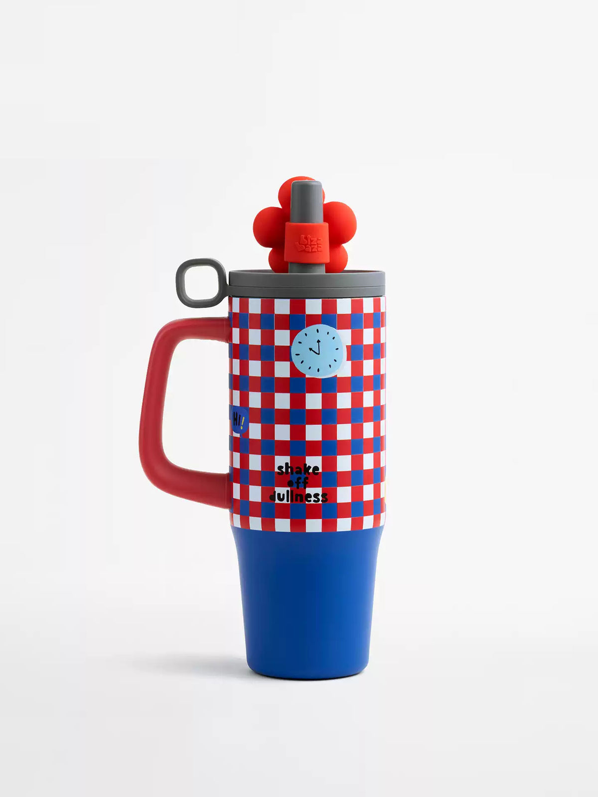 Insulated Travel Mug with Handle - Stainless Steel, Multiple Colors & Capacity
