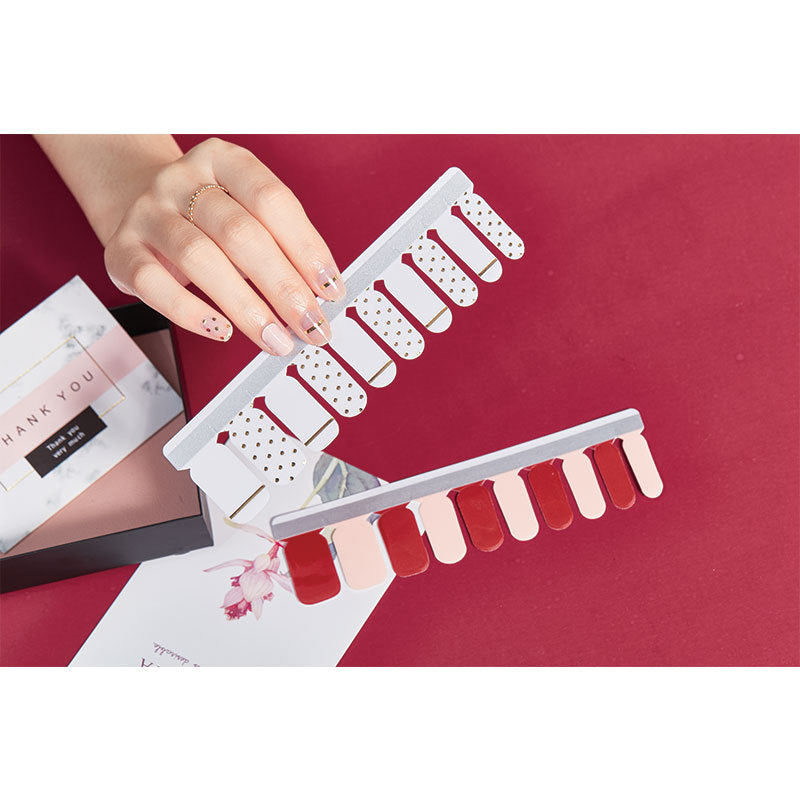Tearable Color Nail Stickers