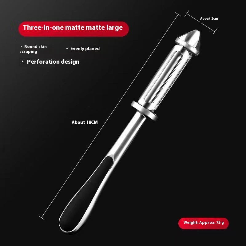Multi-Functional Double-Sided Peeler - Zinc Alloy Kitchen Tool