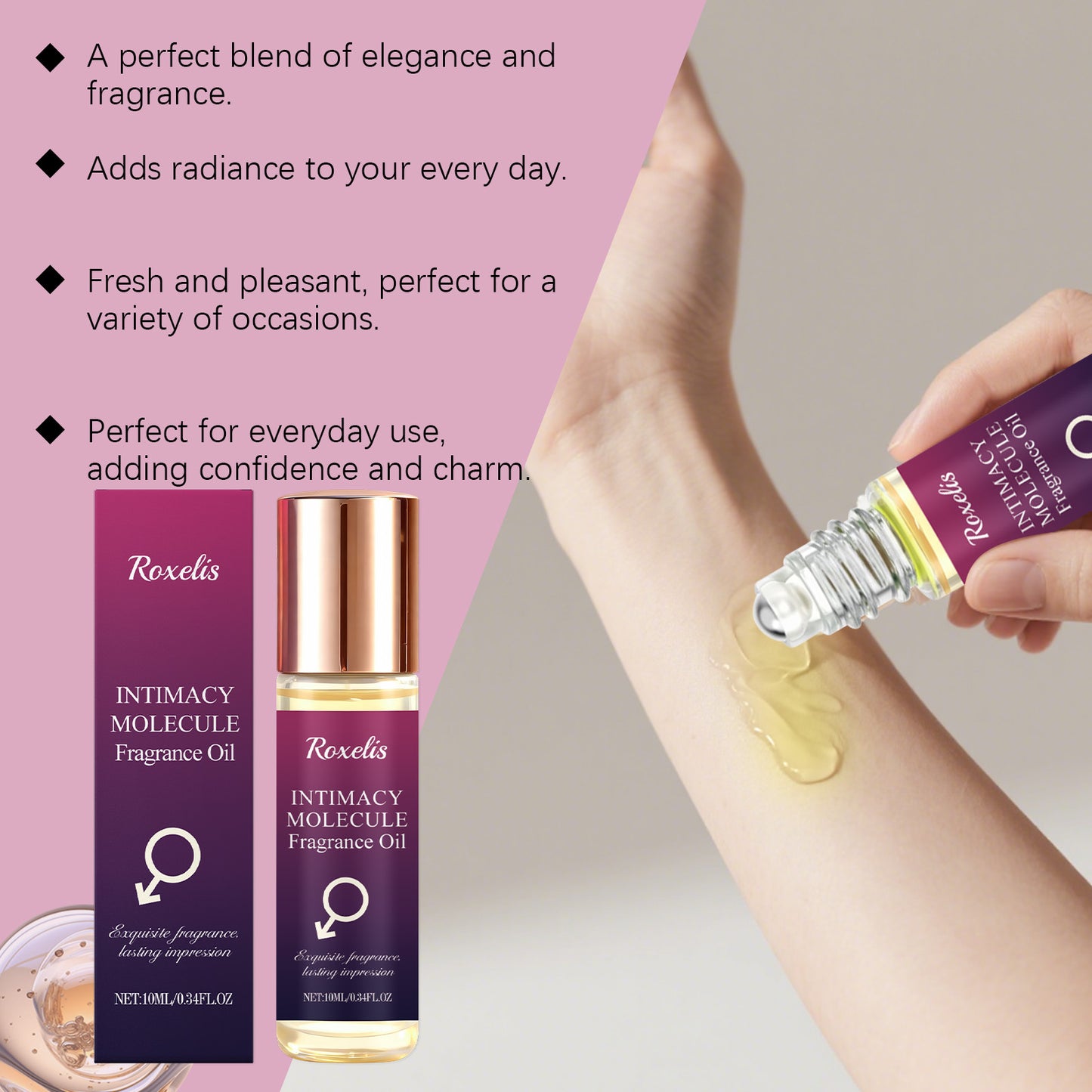Floral Fragrance Oil for Women - 10ml Roll-On Perfume Oil