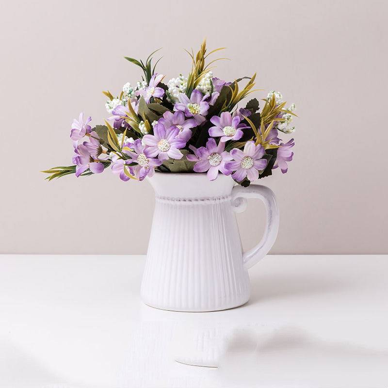 Ceramic Modern Vase for Living Room Floral Decor - Multi Styles