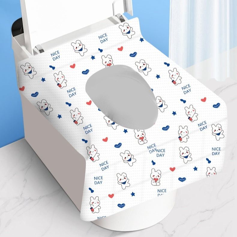 Disposable Toilet Seat Cover Thickened Travel Toilet Mat - Multiple Colors