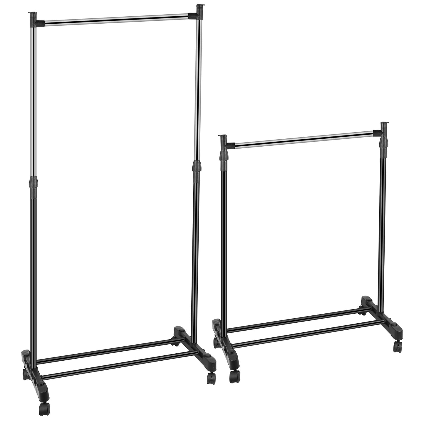 15kg 33lbs Garment Racks 3.12ft To 4.80ft Height Adjustable Clothes