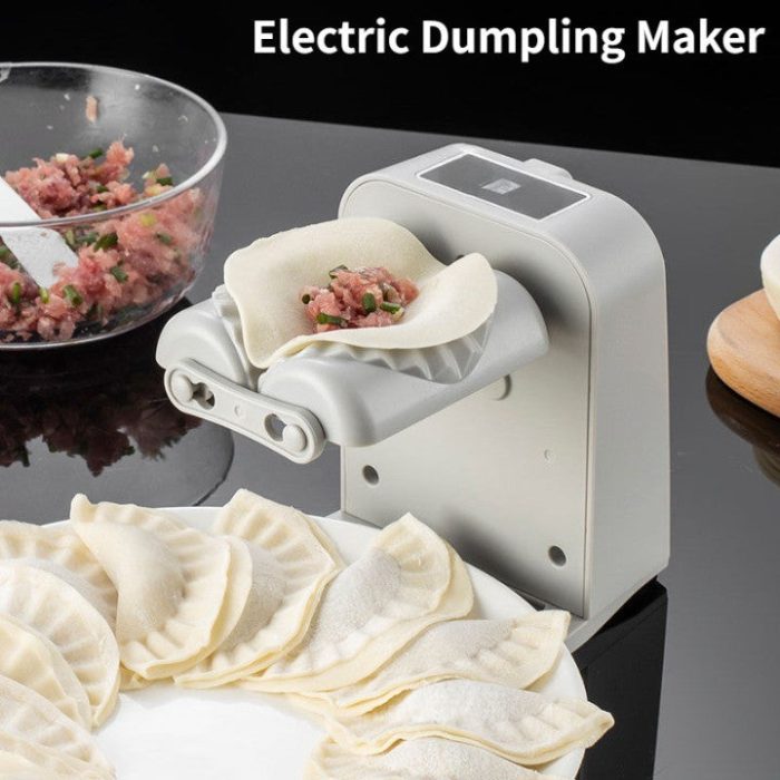 Automatic Dumpling Maker Machine - Easy Kitchen Dumpling Tool, White