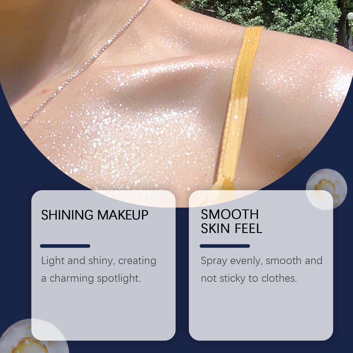 Shining Powder Brightens Moisturizing Nightclub Party Body Clavicle