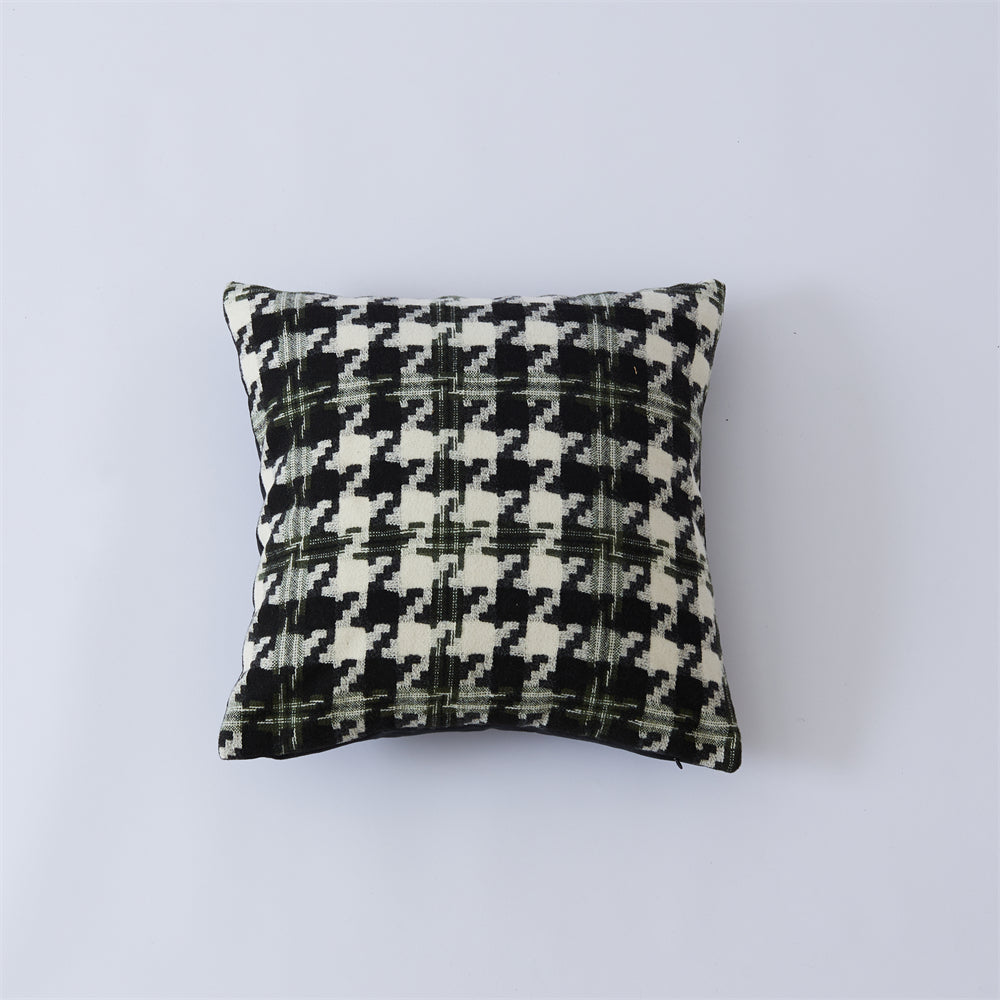 Black and White Checkerboard Pillowcase - Soft, Washable Home Textile