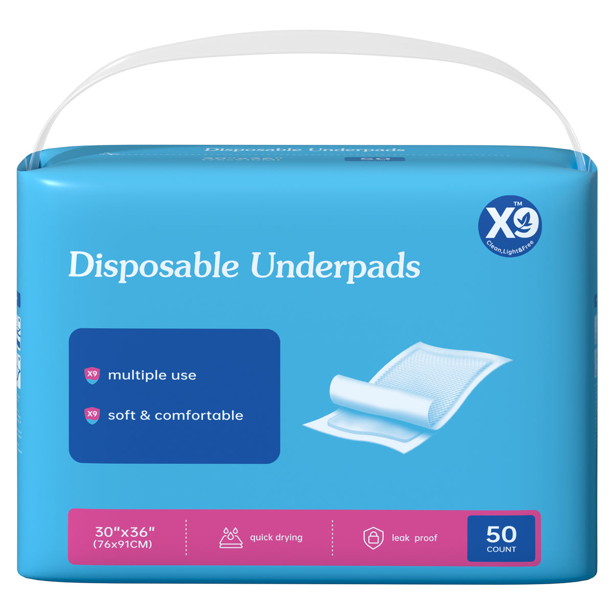Disposable Dog Training Pads - Highly Absorbent Leak-Proof Underpads for Pet & Household Care