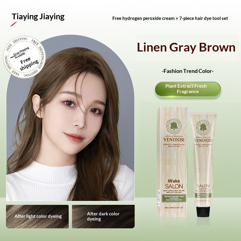 Plant-Based Hair Dye Cream - Gray Coverage