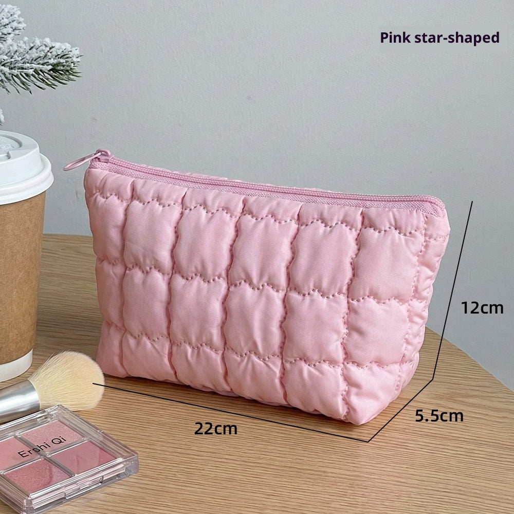 Multicolor Pleated Lightweight Clutch Bag - Stylish Portable Handbag