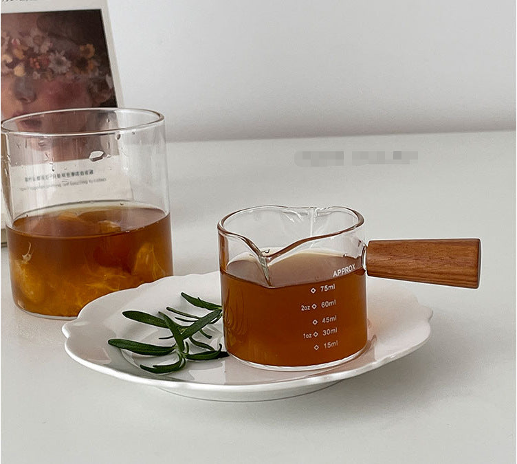 100ml Glass Measuring Cup with Scale - Milk & Kitchen Use