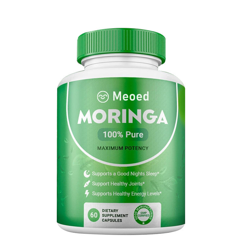 Moringa Leaf Capsules - Herbal Wellness Supplement
