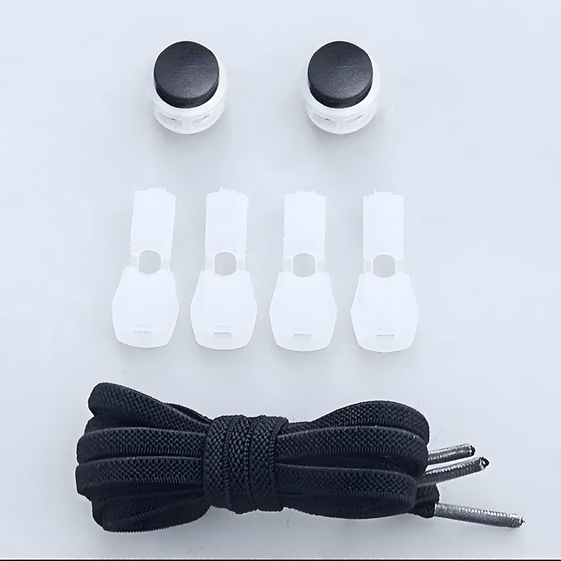 Plastic Shoe Buckles for Kids - No Tie Sports Shoelaces Set