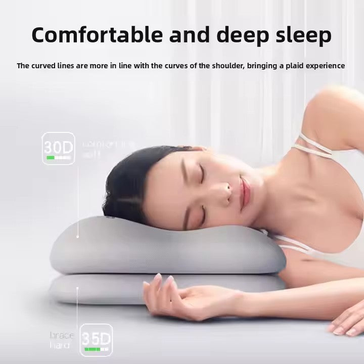 Memory Foam Pillow for All Sleeping Positions - Fashion Gray