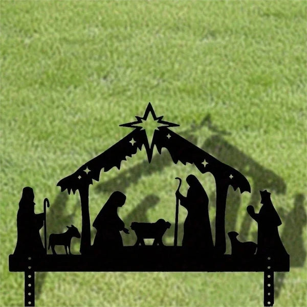 Waterproof Metal Nativity Projector Light for Outdoor Christmas Decor