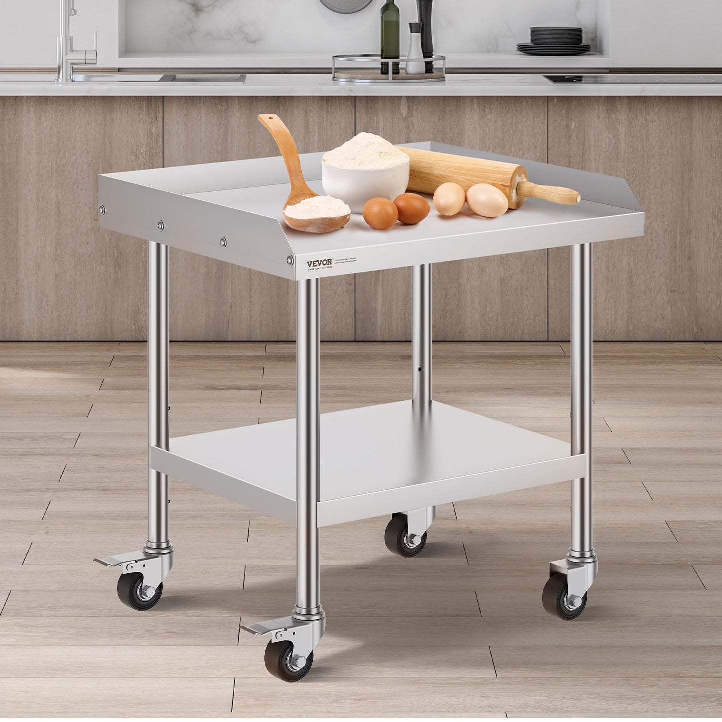 Stainless Steel Commercial Food Prep Work Table - 24x28x30 Inch