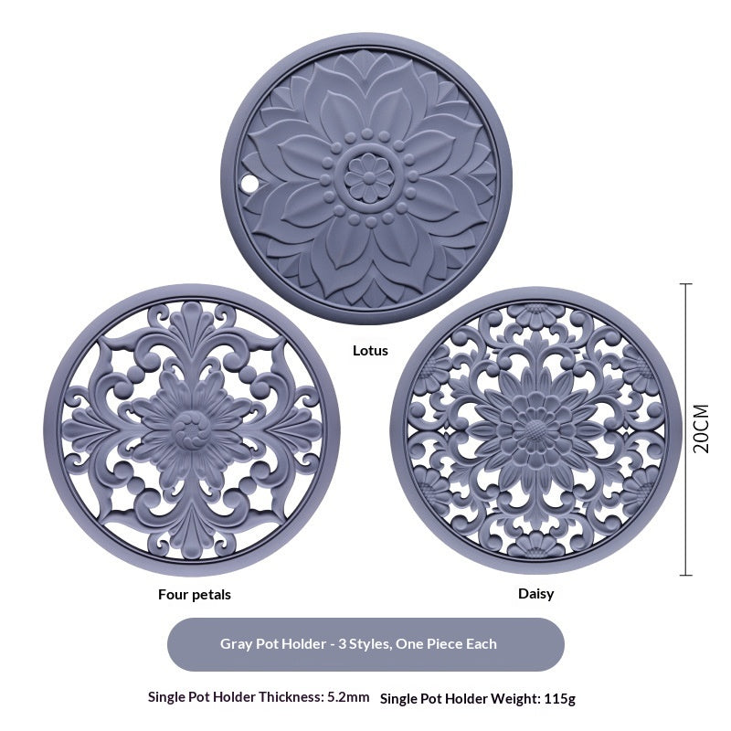 Insulated Silicone Food Bowl Set - High-Temperature Resistant, Multi-Size Kitchen Storage
