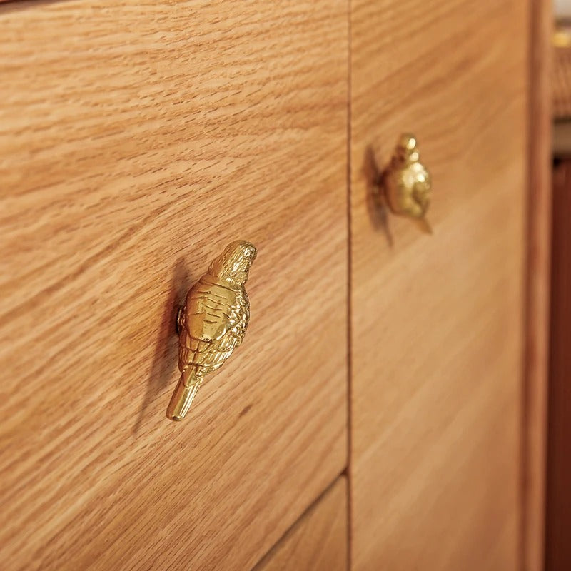 Decorative Brass Bird Furniture Handle for Cabinets & Wardrobes