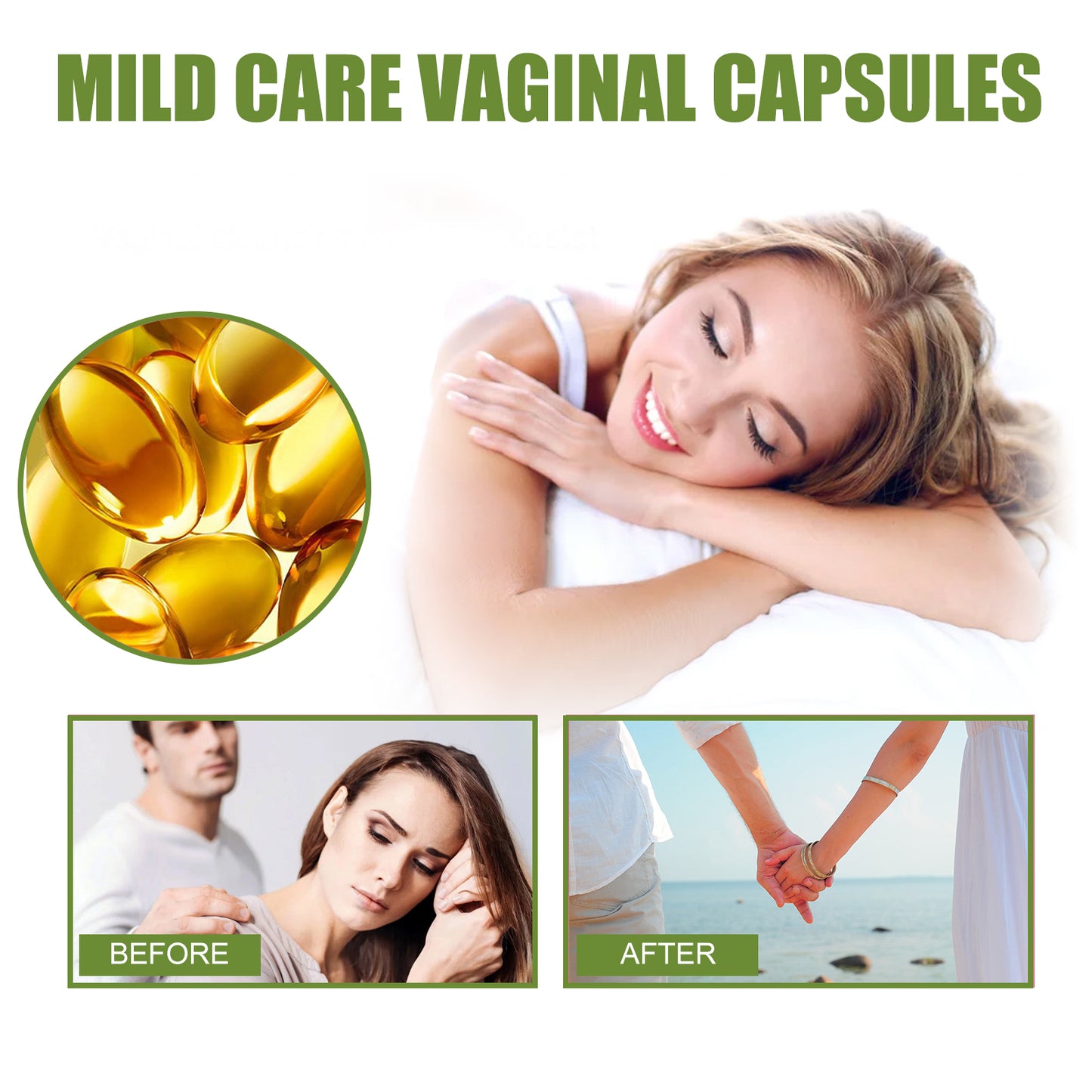 Intimate Care Capsules for Body Cleansing & Odor Removal