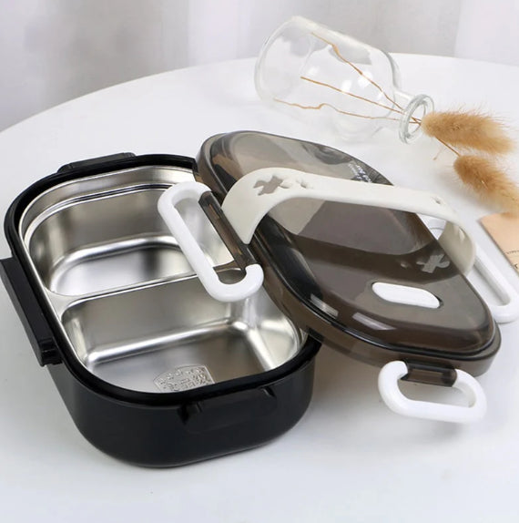 304 Stainless Steel Insulated Bento Lunch Box Layered Sealed Food Container