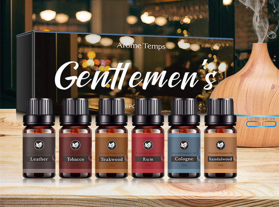 Essential Oil Set - 6 Oils, 60ml, Soothing & Purifying Aromatherapy